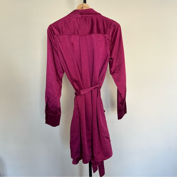 Aaka wrap sleeve Dress in Bougainvillea Pink Size L - Picture 5 of 6